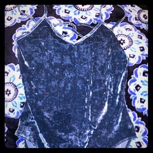 Velvet bodysuit